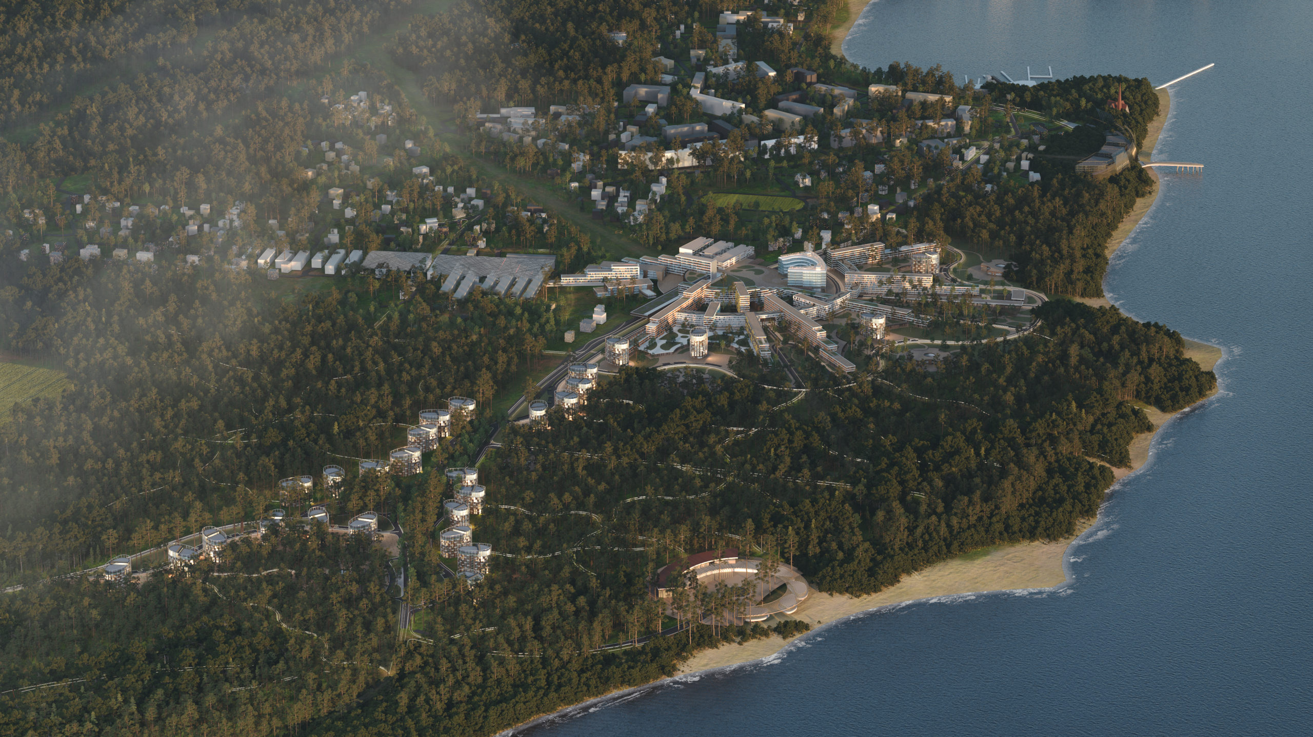 Правительством Ленинградской области утверждена дорожная карта по строительству нового жилого района «Два моря» в городе Приморск
